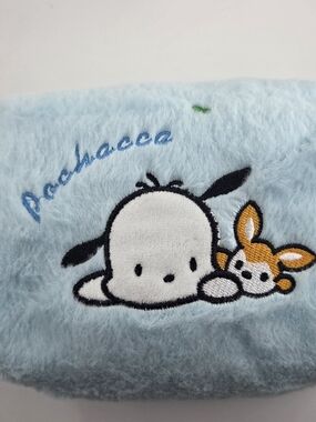 Sanrio Pochacco Plush Pouch - Light Blue
